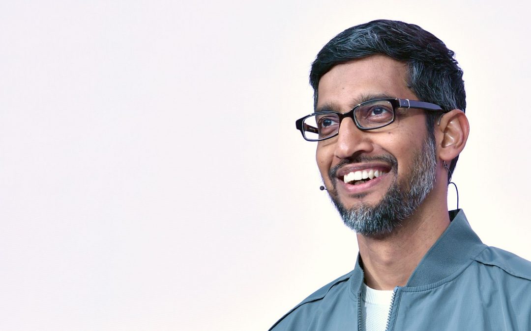 Who is Sundar Pichai and what does Letters in order do ?