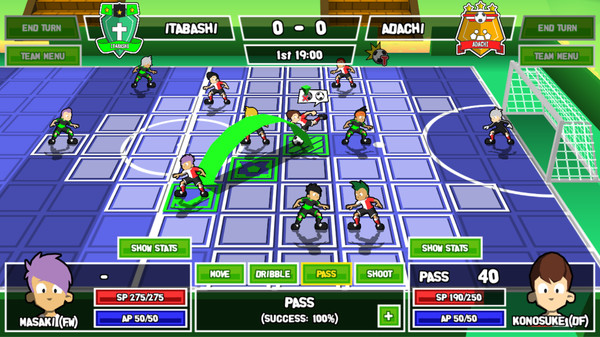 Ganbare strategic soccer game! Super Strikers released on February 25 on all devices.