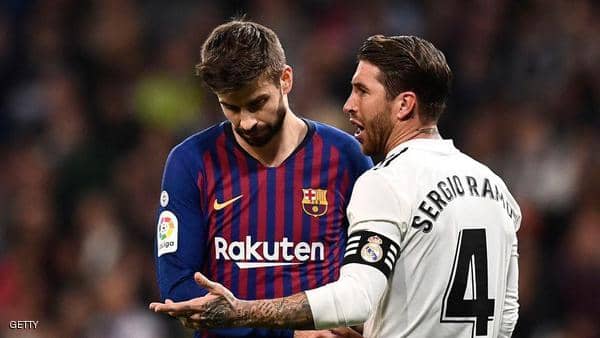 After Barcelona lost to Real .. “Clásico Piqué and Ramos” ignite