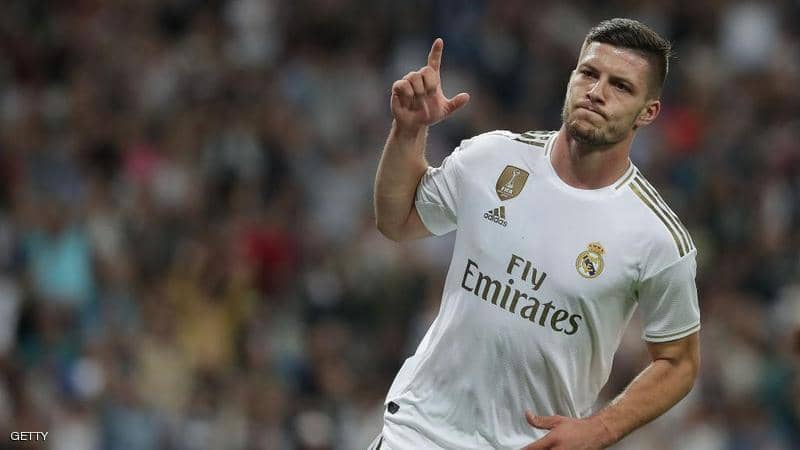Corona and Real Madrid .. Jovic used the same equipment as the “injured player”