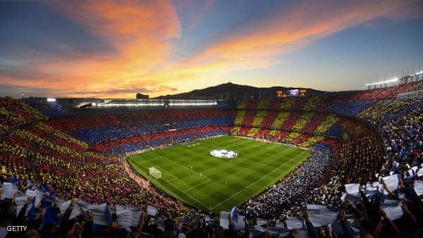 For the first time in its history .. Barcelona sells its stadium name to a noble goal