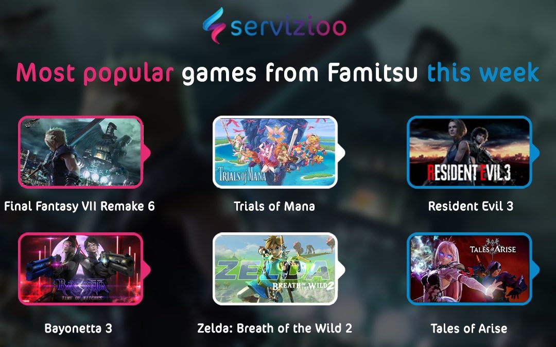 Most popular games from Famitsu this week