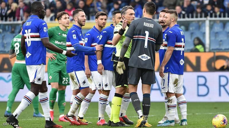 Sampdoria announces that 4 of its players have been infected with the Corona virus