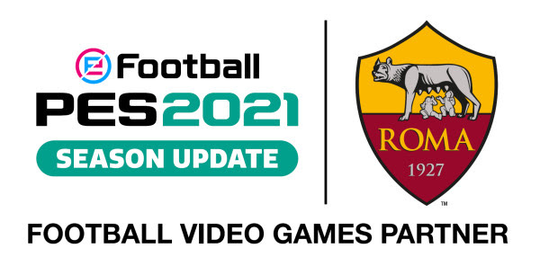 The PES football game series obtains exclusive rights to the Italian club, Roma