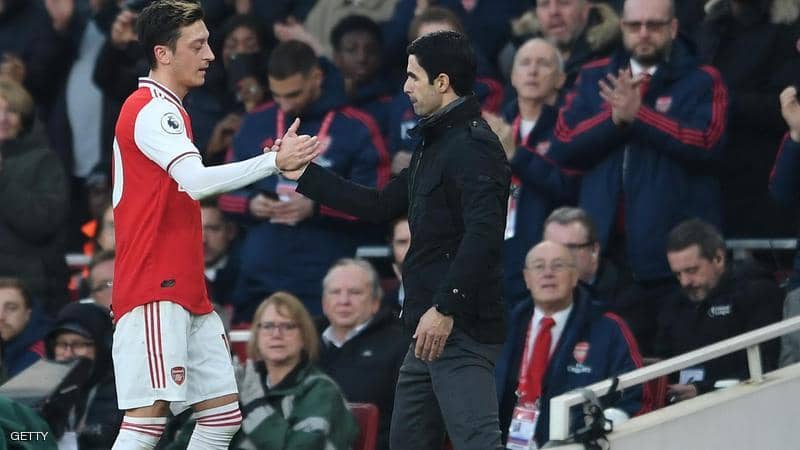 Arteta striker Ozil: he cannot play at the advanced Arsenal