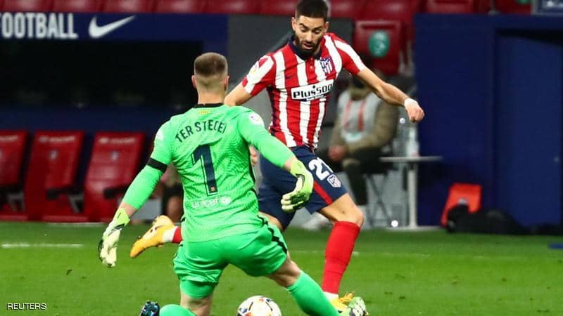 Carrasco gives Atletico their first win over Barcelona in ten years