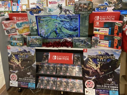 Although the Monster Hunter Rise game for the Nintendo Switch
