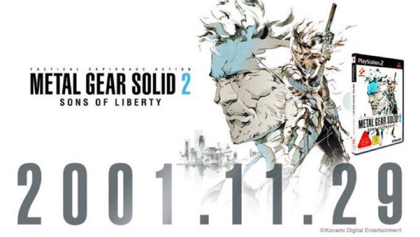 Konami marks 19 years since Metal Gear Solid 2: Sons of Liberty was released