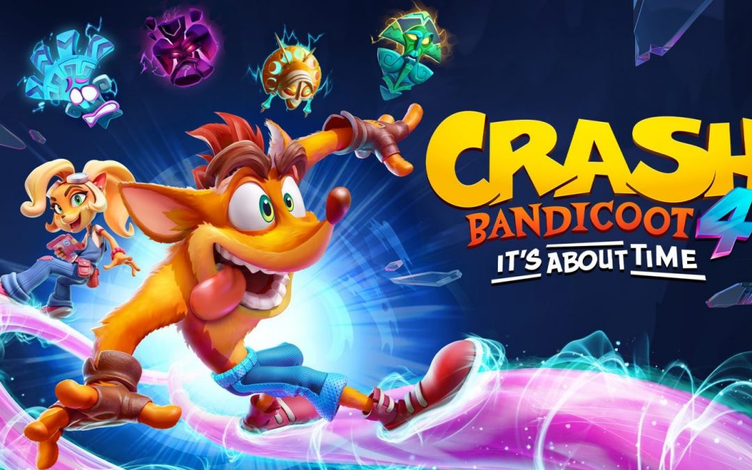 A strange slogan appears in Crash Bandicoot 4: It’s About Time “New Game Hint ?!”