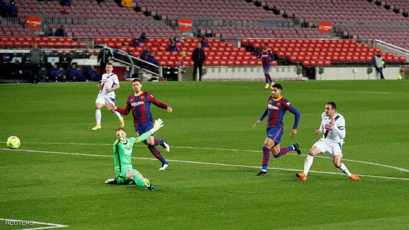 Eibar imposes a draw on Barcelona under the eyes of Messi