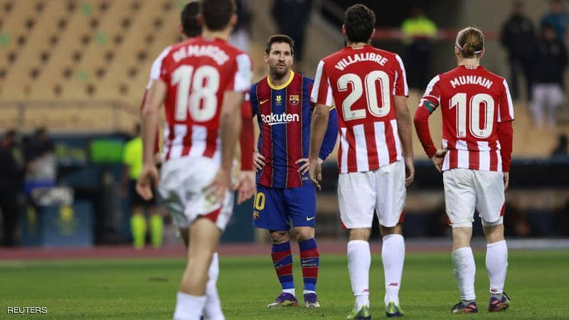 A sign from inside the “new club” … This is Messi’s summer destination