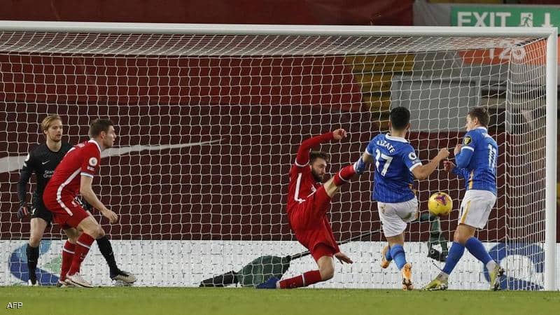 Liverpool fall again with Brighton feet and away from the competition