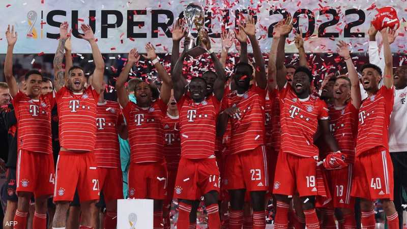 Mane leads Bayern Munich to the German Super