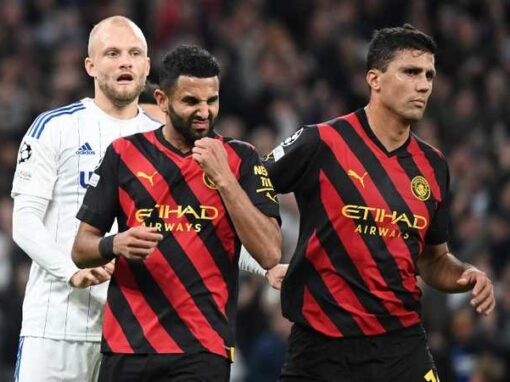 A sad night in Manchester City shirt