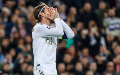 5 angry words … cameras capture Ramos after De Bruyne’s goal