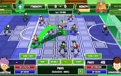 Ganbare strategic soccer game! Super Strikers released on February 25 on all devices.