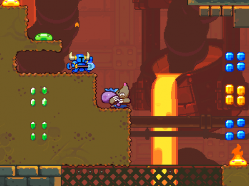 Shovel Knight Dig will be released next year and a new set of photos