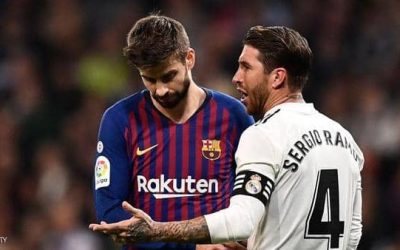 After Barcelona lost to Real .. “Clásico Piqué and Ramos” ignite