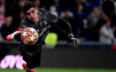 By numbers .. Courtois beats “La Liga” guards