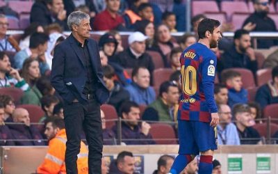 Sittin: Barcelona players rely heavily on Messi