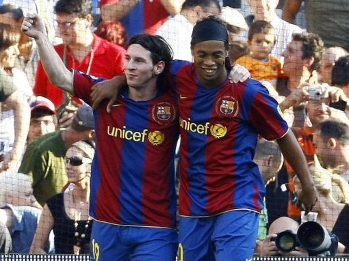 Trying to get him out of prison … Messi interferes to save Ronaldinho