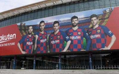 In two cases .. Corona infiltrated Barcelona