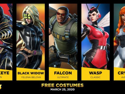 New costume characters for Marvel Ultimate Alliance 3: The Black Order are revealed