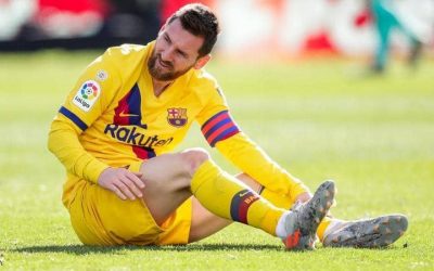 Because of the injury, Messi is absent from training again