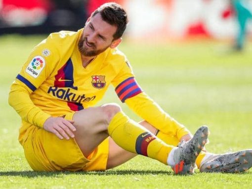 Because of the injury, Messi is absent from training again