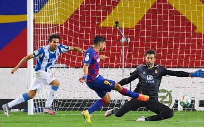 Two cases expelled in 3 minutes .. Barcelona passes with difficulty from the “trap of the neighbors”