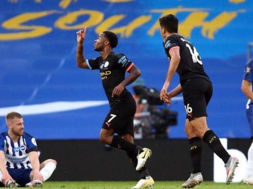 Sterling crushes Brighton … and chases “scorers”
