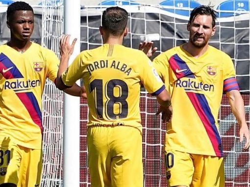 Barcelona bid farewell to the five-year-old La Liga .. Messi top scorer