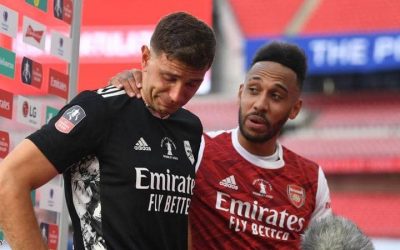 Arsenal goalkeeper .. “Tears of the cup” caused by the suffering of 10 years