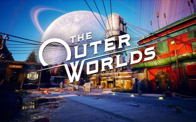 Comparison photos of the Switch version of The Outer Worlds before and after the update