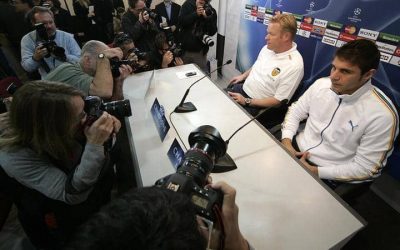 A clash between Coman and Joaquin before the Barcelona-Betis meeting