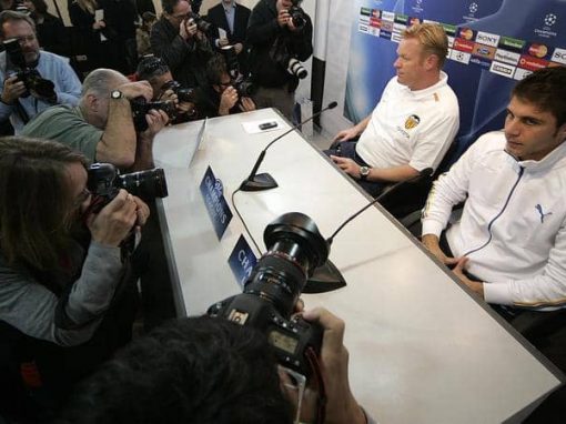 A clash between Coman and Joaquin before the Barcelona-Betis meeting