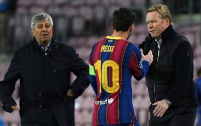 Coman flirts at Messi … and a “specific request” from Griezmann