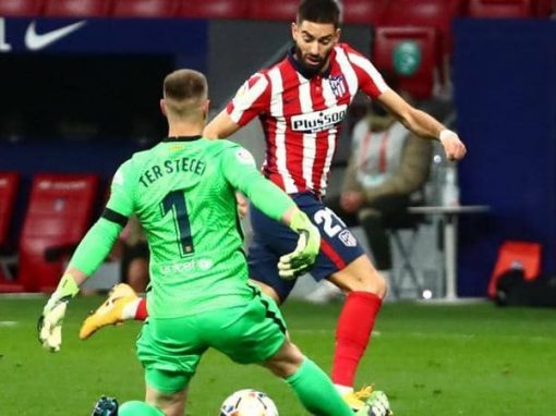 Carrasco gives Atletico their first win over Barcelona in ten years