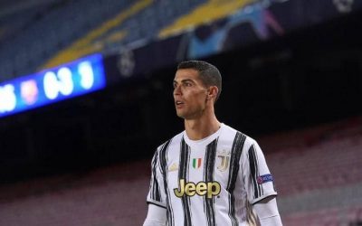 Ronaldo double leads Juventus to beat Barcelona and grab the lead