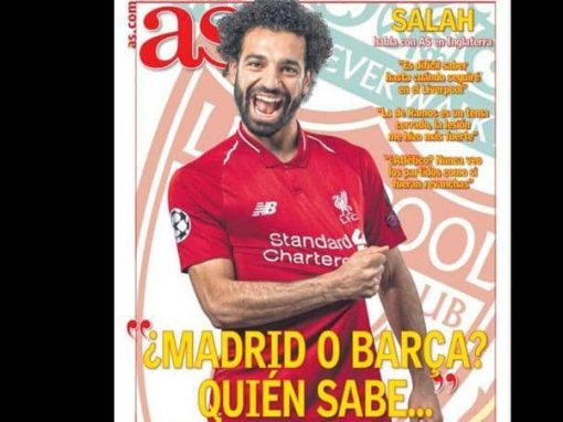 Salah on the cover of a Spanish newspaper … and a talk about Barcelona or Real Madrid