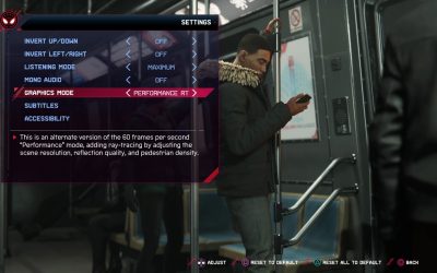 Spider-Man Miles Morales now supports 60fps gameplay with ray tracing!