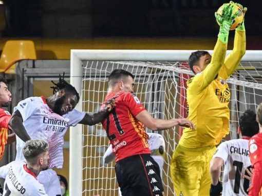 Milan regain the top spot by winning against BenVento