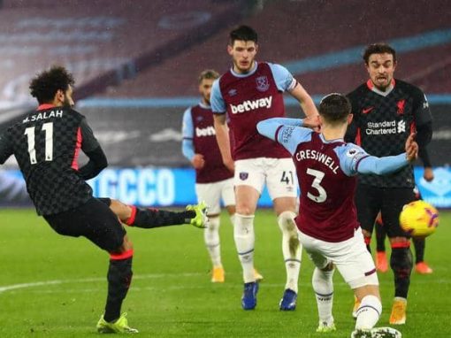 Salah shines and leads Liverpool to cross West Ham station