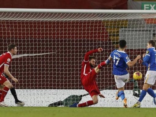 Liverpool fall again with Brighton feet and away from the competition